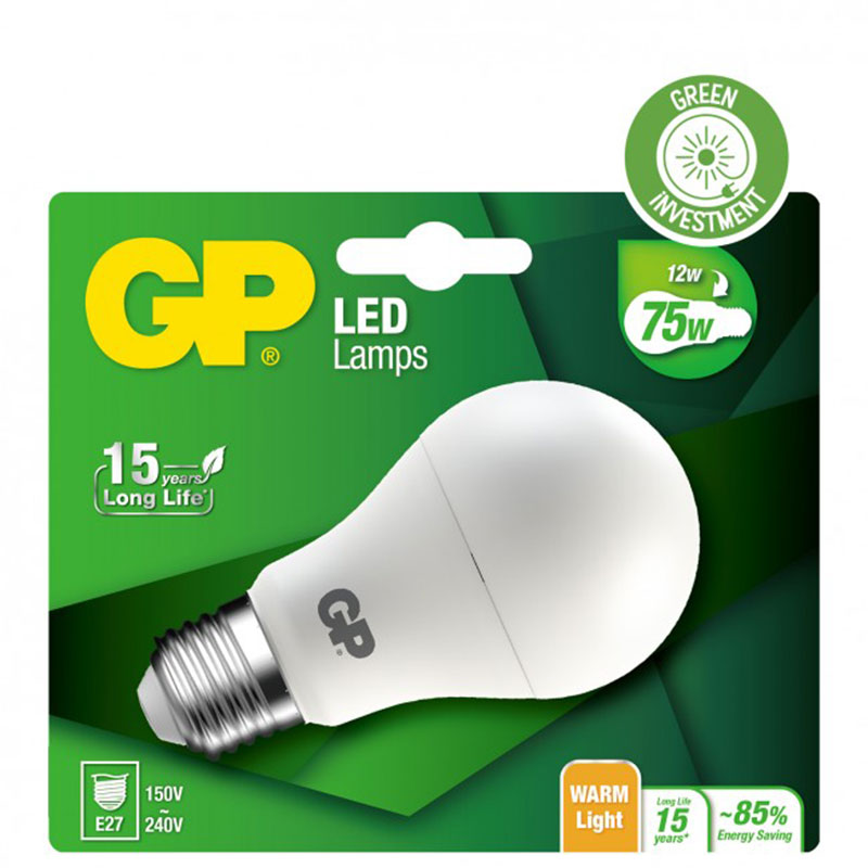 Billiga GP LED CLASSIC E27 12W-75W online på nätet