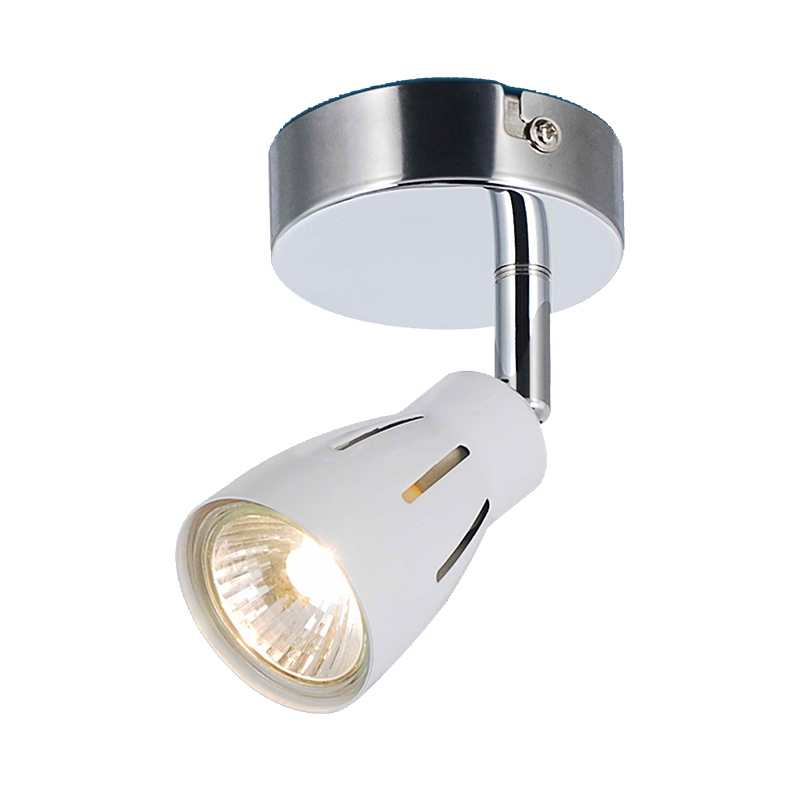 Spotlight Led, Gu 10 , Max 3w, Vit, Ljuskälla Säljs Separat, Mått D8cm,h14cm
