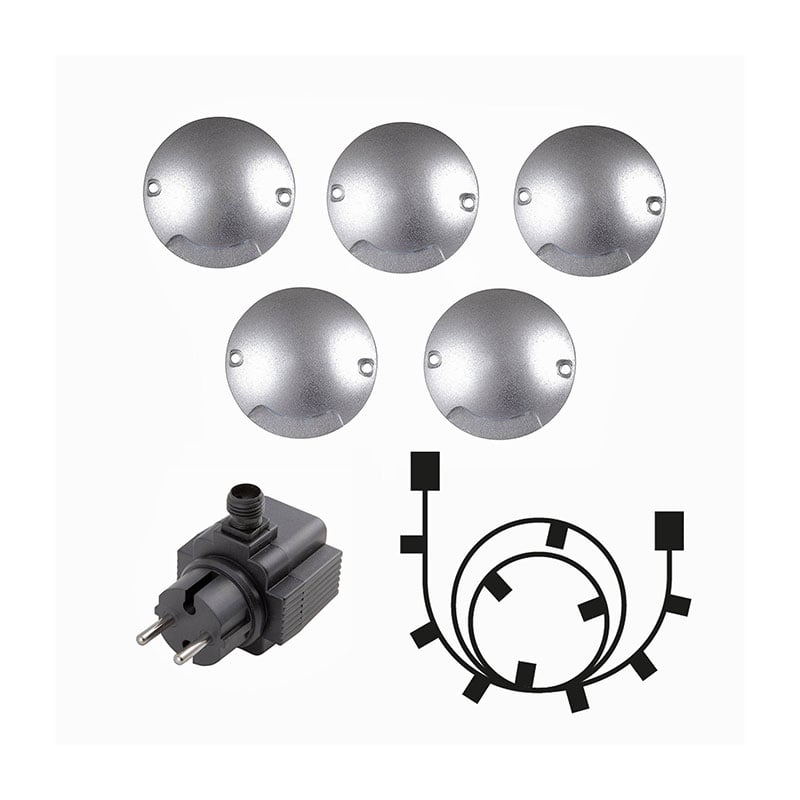 Lightson Vägglampa Zenit 5-pack Lightson 3000k, 0.5w, Led