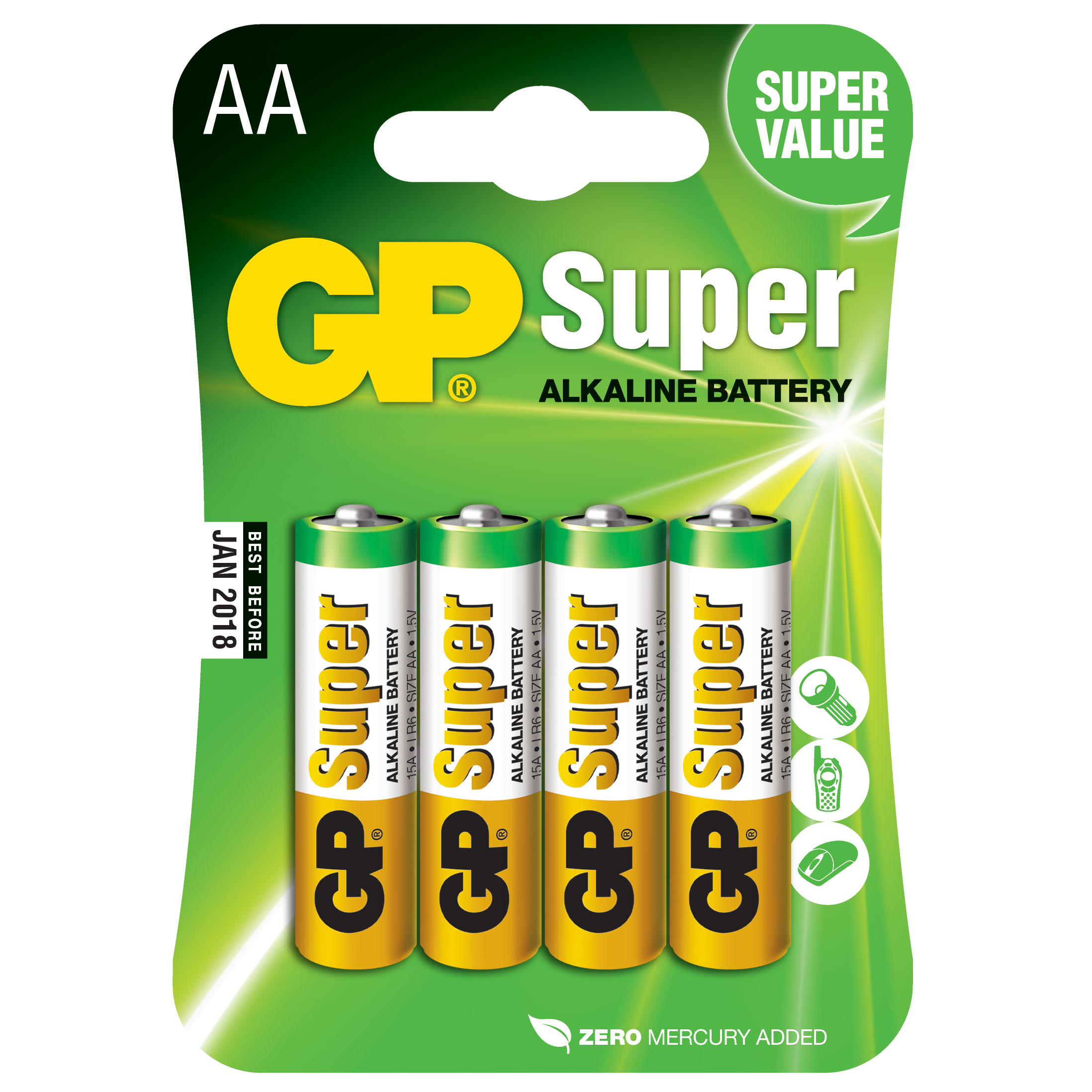 Billiga Batteri GP Super Alkaline LR6 online på nätet