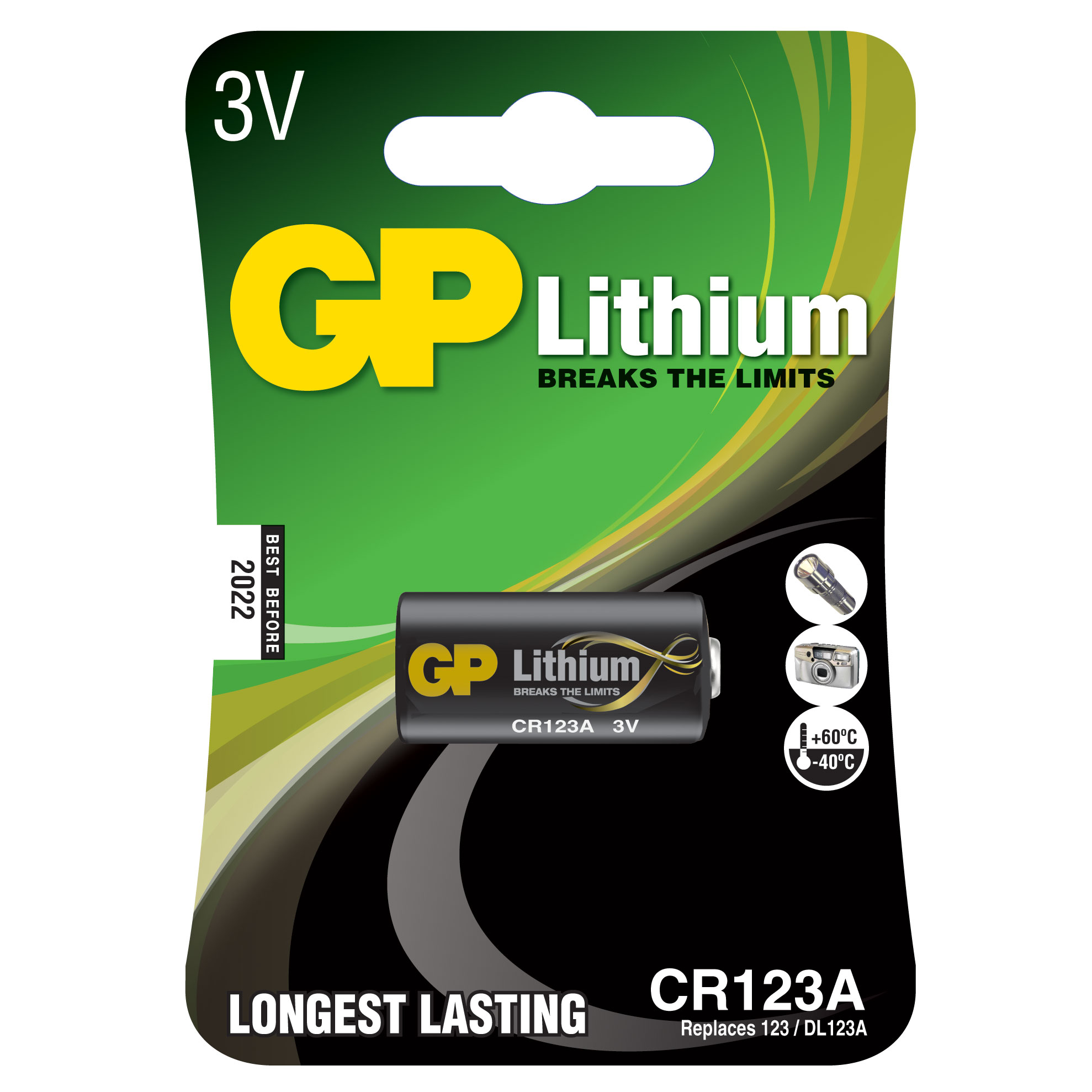 Billiga Batteri GP Lithium CR123A online på nätet