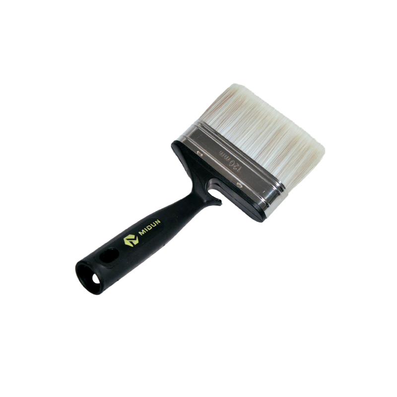 Midun Fasadpensel  120 Mm, Vinklat Gummerat Skaft