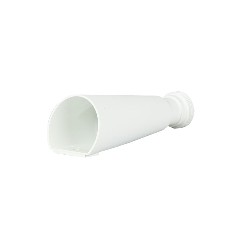 Spillrör/tratt Vit Med Mutter, 32mm