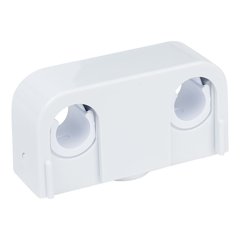 Rörklämma Av Plast 10-16 Mm Dubbel Snap C/c 40 Mm Inkl Tätningsbricka Rörklämma 10-16 Dubb Snäpp Vit 2-pack 40 C/c 14030