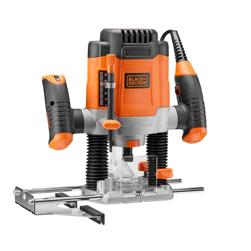 Black & Decker Handöverfräs 1200 W B&d Kw1200e-qs Upp Till 28000 Varv/min