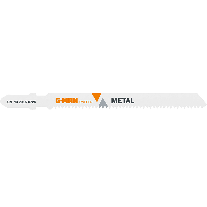 Sticksågsblad Bi-metall 108x10x1,65 Mm 2-pack Fina Snitt För Metallprofiler, Plåt Och Spikat / Skruvat Trä