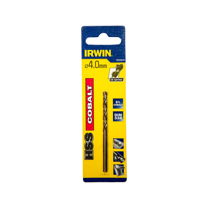 Irwin Borr Cobolt Hss 4.0mm Irwin Hss 4.0 Mm, 1st/pkt