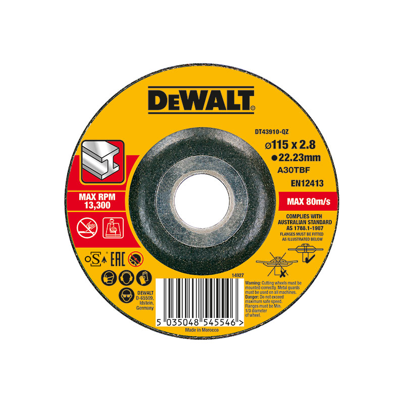 Billiga KAPSKIVA METALL 3X115MM DEWALT online på nätet