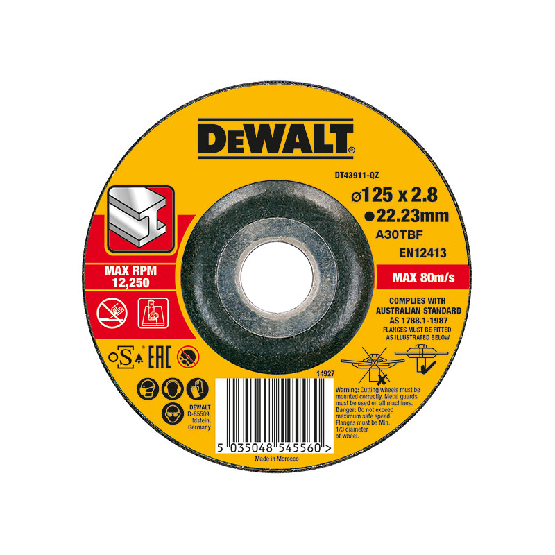 Billiga KAPSKIVA METALL 3X125MM DEWALT online på nätet