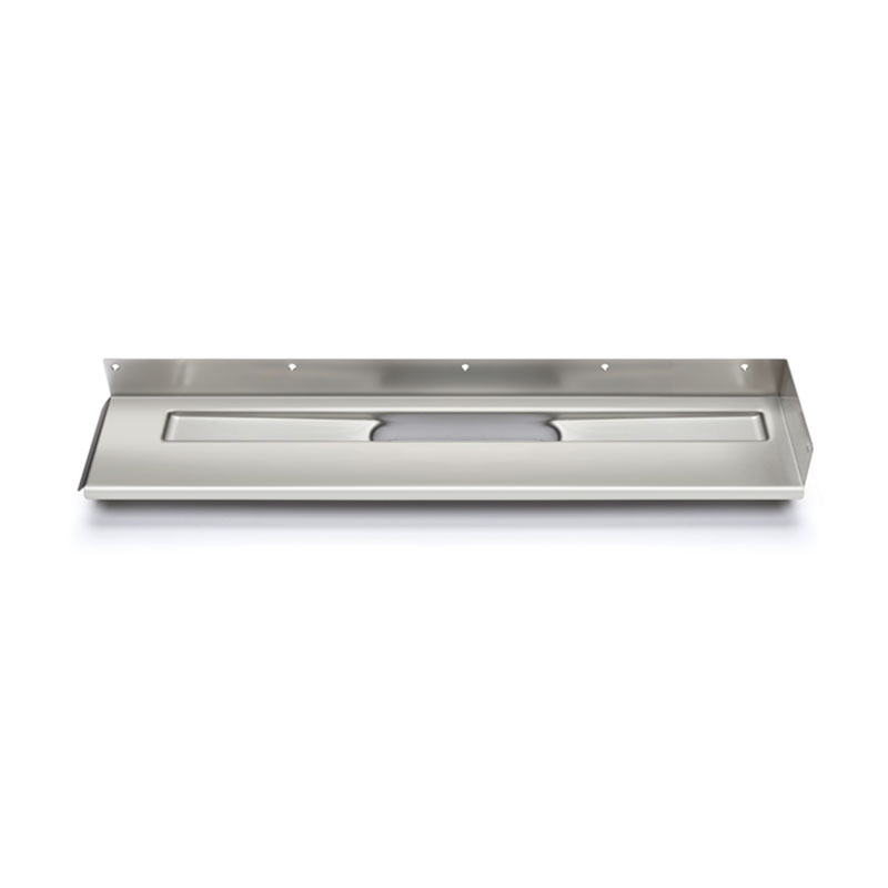 Unidrain Avloppsarmatur 1003 Unidrain Rostfri, L=1257, Sidoväggfläns Höger