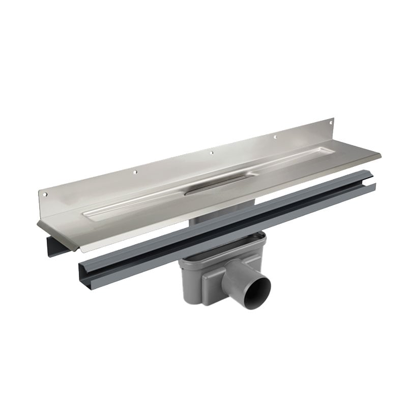 Unidrain Golvränna Grundpaket 1004.0700 Unidrain Rostfri, L=700mm