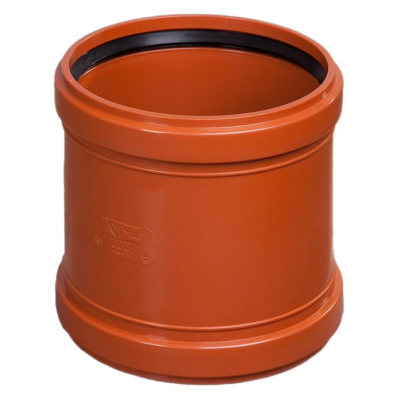 Dubbelmuff Mark Ø200mm Orange