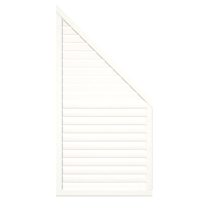 Palmako Skärm Nina 3 Palmako Vit, 90x180/90cm