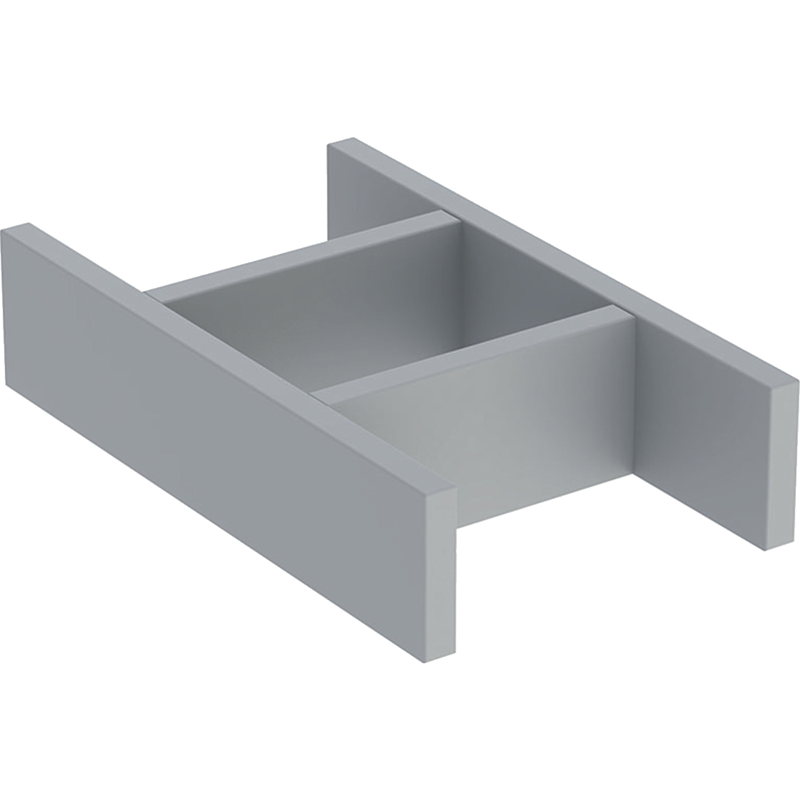 Ifö Lådinsats H-indelning Vinta Art  Ljusgrå, 144x57 Mm