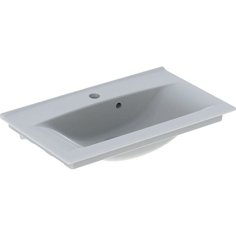 Ifö Möbelhandfat Elegant 375  Vit, 615 Mm, Blandarhål Mitten