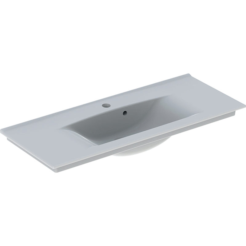 Ifö Möbelhandfat Elegant 375  Vit, 915 Mm, Blandarhål Mitten