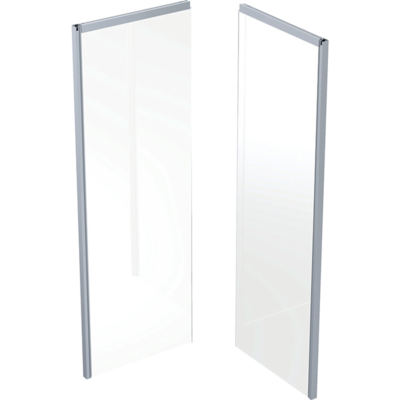 Ifö Showerama Duschkabin Bakdel  Aluminium/glas