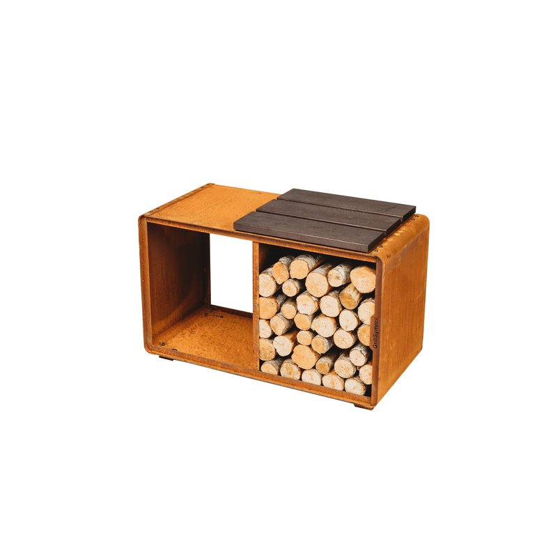 Grillsymbol Vedstativ Enzo Rack Grillsymbol 74 Cm