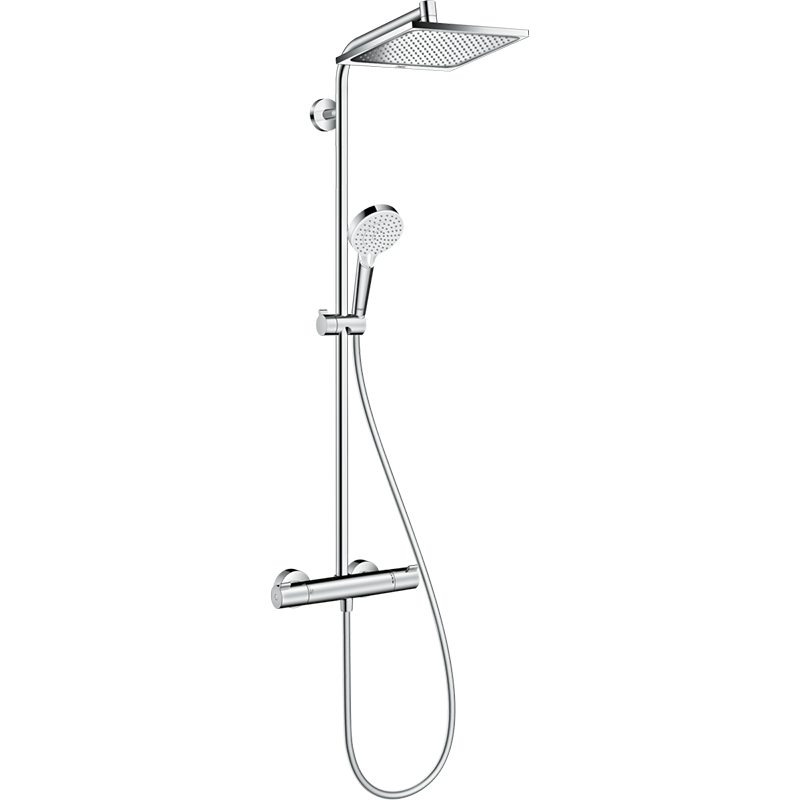Hansgrohe Duschset Crometta E240 Eco Hansgrohe Krom, Vit, 160 Cc