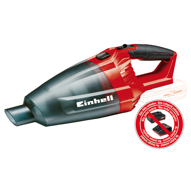 Einhell Batteridriven Handdammsugare 18 V Einhell Svart, Röd