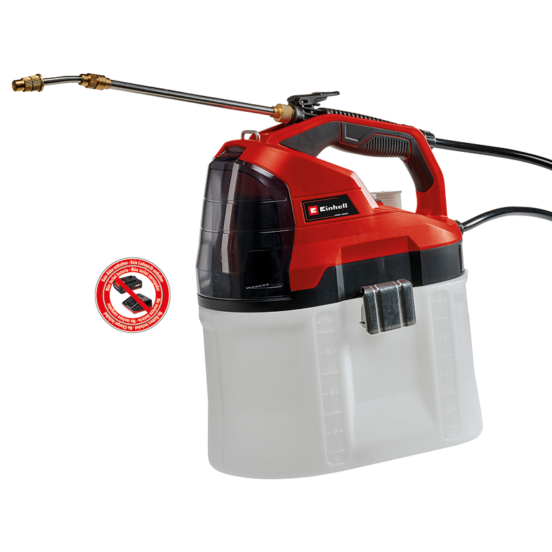 Einhell Sladdlös Tryckspruta Ge-ws 18/75 Einhell Svart, Röd