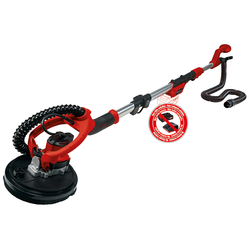 Einhell Sladdlös Polermaskin Gips 18/225 Einhell Svart, Röd