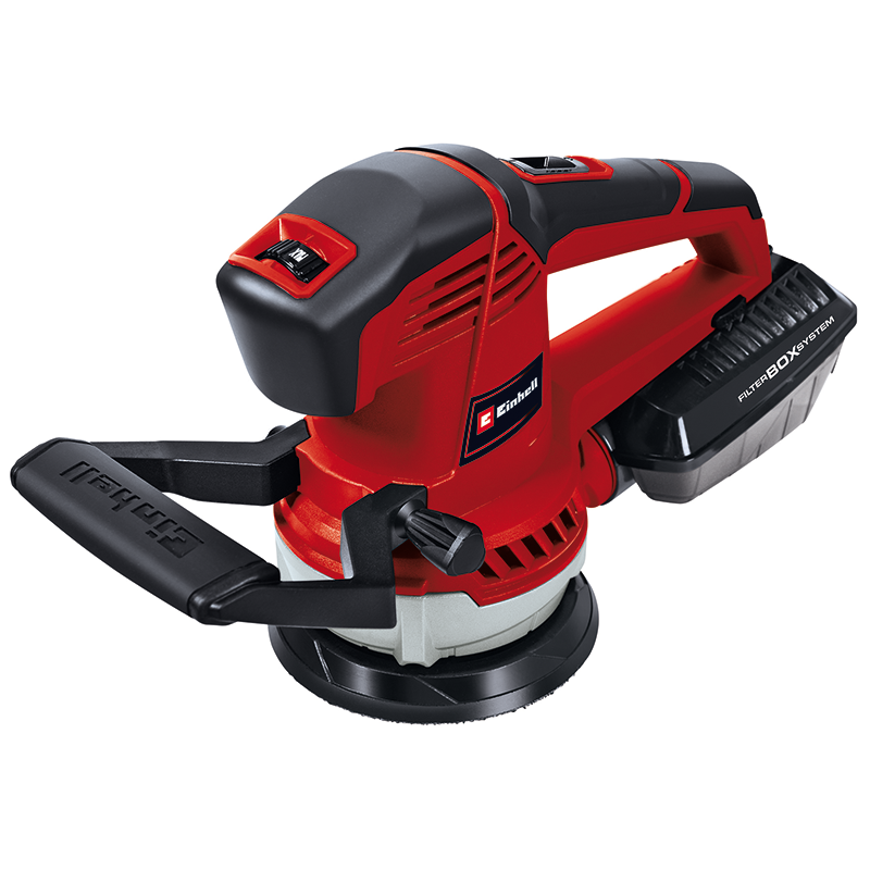 Einhell Excenterslip Ø125 Mm 400 W-te-rs 40e Einhell Svart, Röd, 400, W
