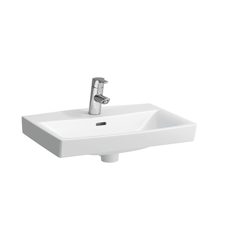 Laufen Tvättställ Pro N Laufen Vit, 56cm, Med Blandarhål Och Överfyllnadsskydd