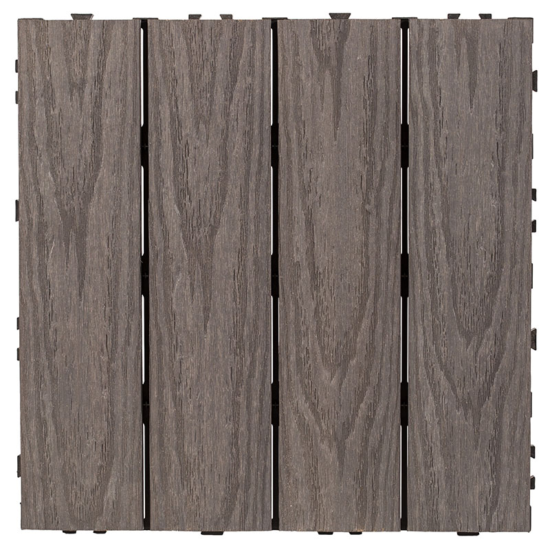 Jabo Trallruta Komposit Jabo Grå, 30x30 Cm, 4-pack