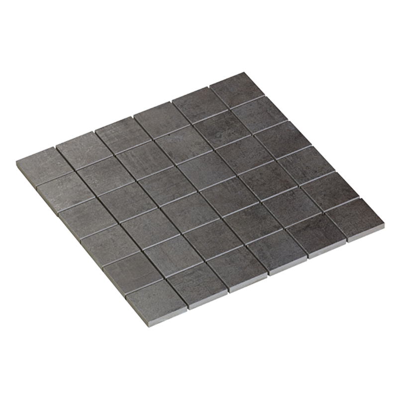 Right Price Tiles Mosaik Cement Cafe 5x5 Brun, 1 M2/pkt