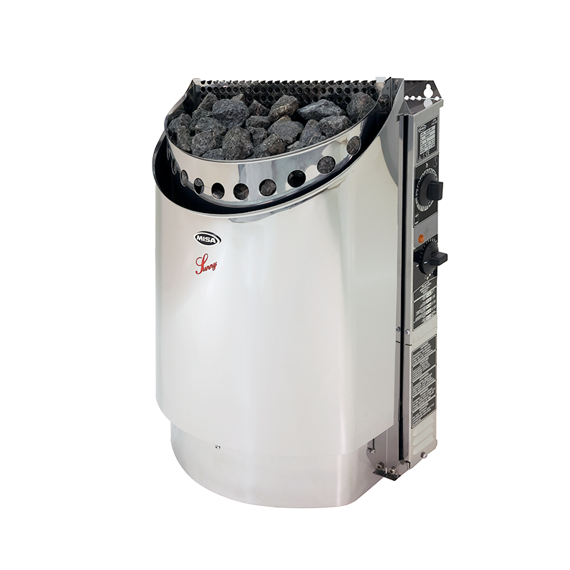 Misa Bastuaggregat Sunny 12575nr Misa Rostfri, 8kw, Fast Styrcentral