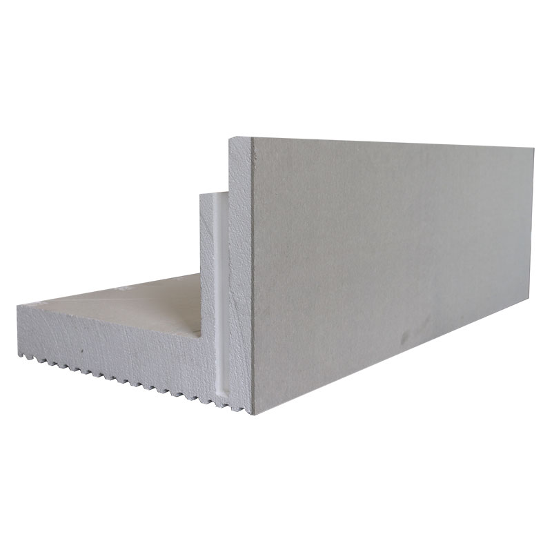 Bewi L-element Fibercementskiva 1200x550x300mm, Vit, 6,14 Kg