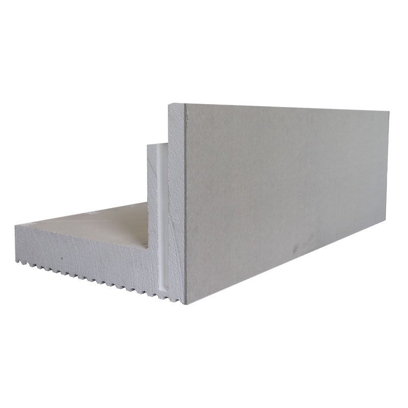 Bewi L-element Fibercementskiva 1200x550x400mm, Vit, 8,18 Kg