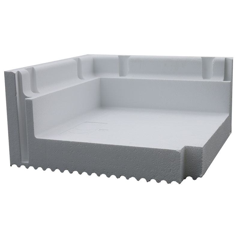 Bewi L-hörn Fibercementskiva 595x595mmx400mm, Vit, 8,93kg