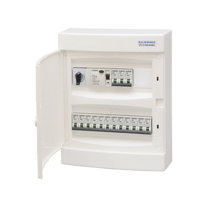 Malmbergs Normcentral 2x12  Vit, 2x12 Moduler