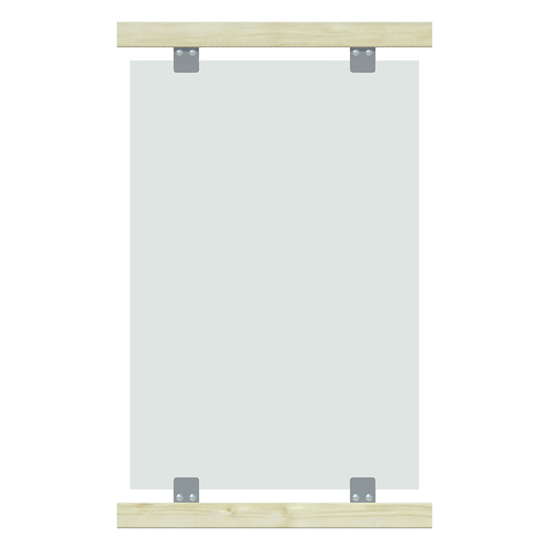 Palmako Altanräcke Siri 6 Glas Palmako Vitmålad, 554x890 Mm