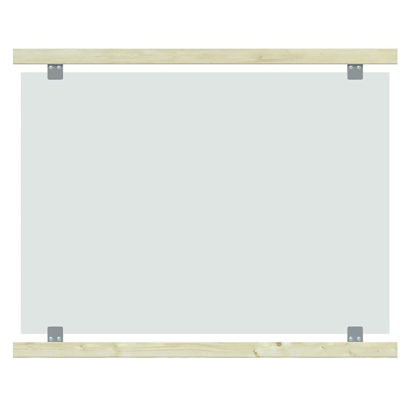 Palmako Altanräcke Siri 11 Glas Palmako Vitmålad, 1108x890 Mm