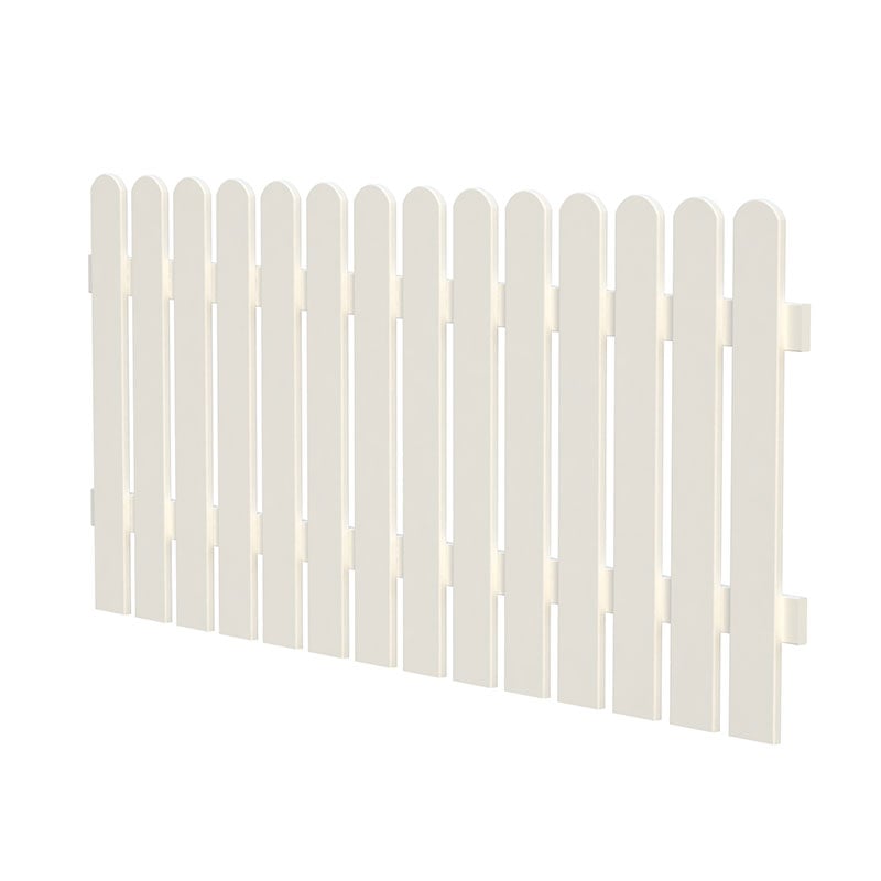 Palmako Staket Kelda 8 Palmako Vitmålad, 180x80