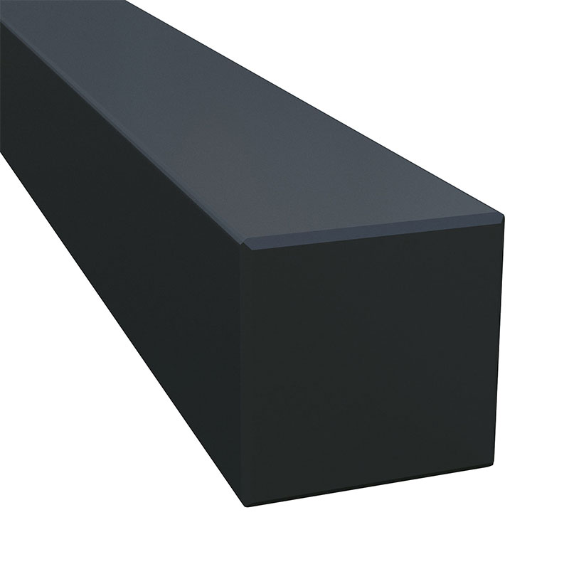 Palmako Stolpe Massivt Trä 70x70x1000 Palmako Gråmålad
