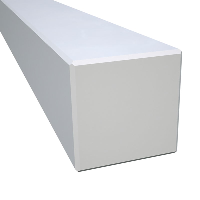 Palmako Stolpe Massivt Trä 70x70x1300 Palmako Vitmålad