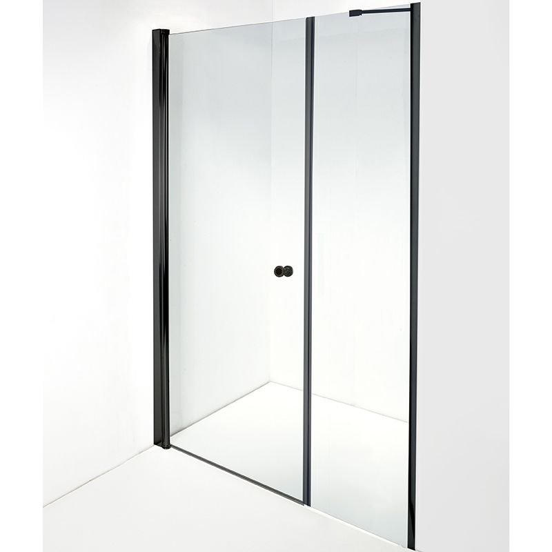 Arrow Duschdörr Line Black Edition  Klarglas, 800-800