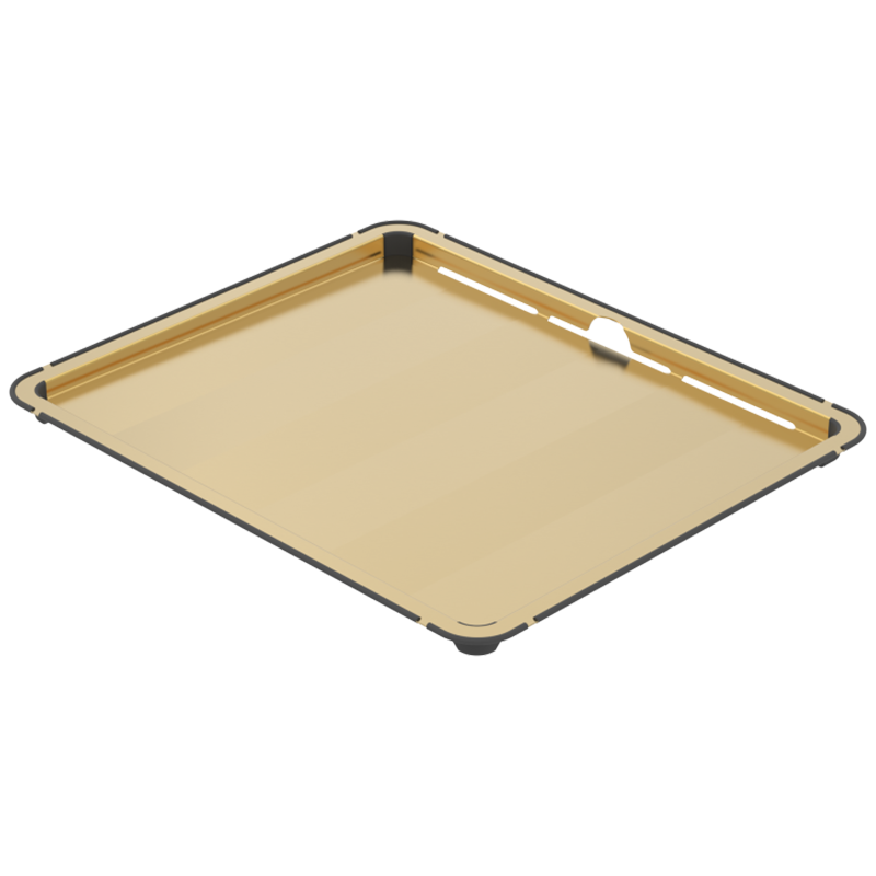 Decosteel Avrinningsbricka Extreme Gold Decosteel Guld, 425x360x22mm