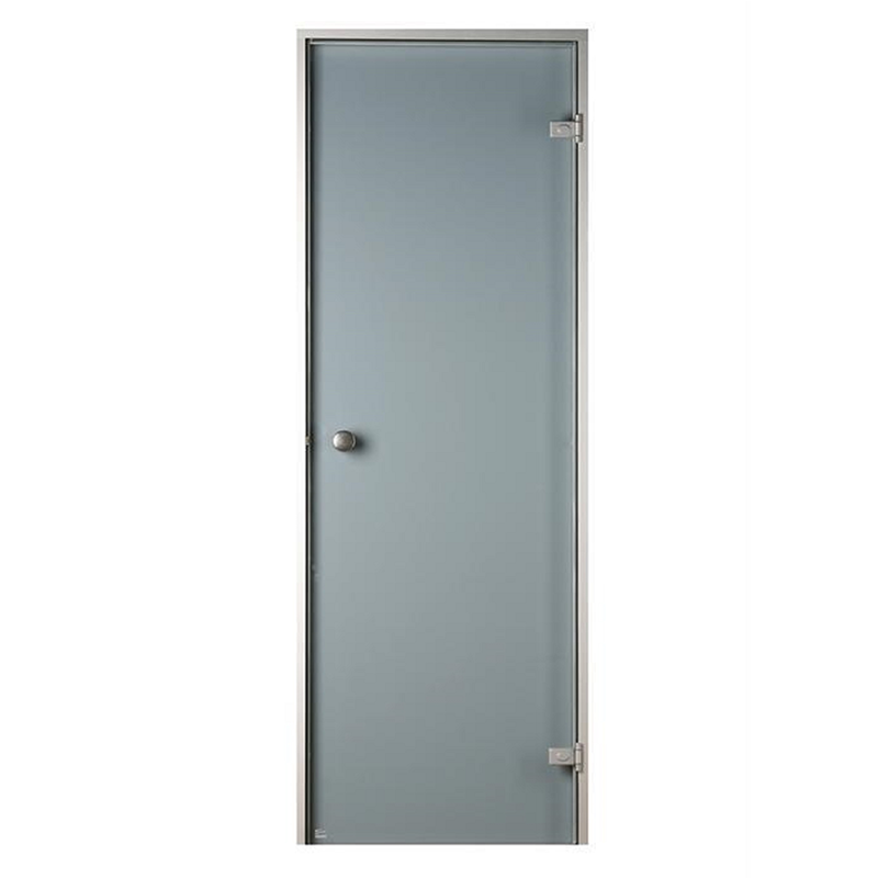 Saunasweden Bastudörr 7x20 Grått Glas Sauna Sweden Grått Glas, 7x20dm, Aluminiumkarm