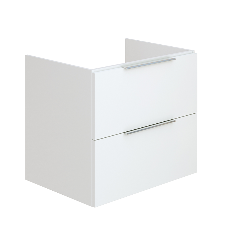Hafsen Tvättställsskåp Rogen 60 Cm Hafsen Mjukstängade Lådor, Blank Vit