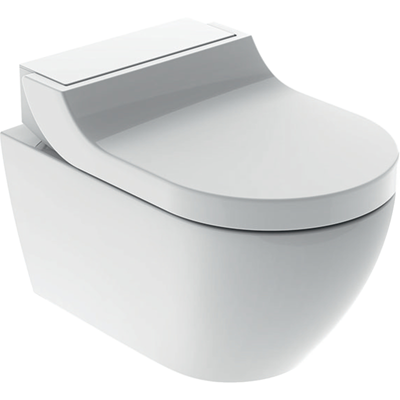 Geberit Duschtoalett Vägghängd Aquaclean Tuma Comfort Geberit Borstat Rostfritt Stål