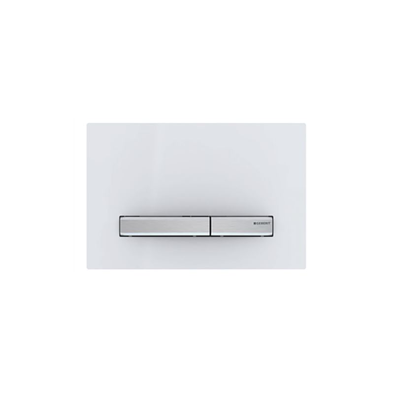 Geberit Spolplatta Sigma50 Dubbel Alpinvit Geberit