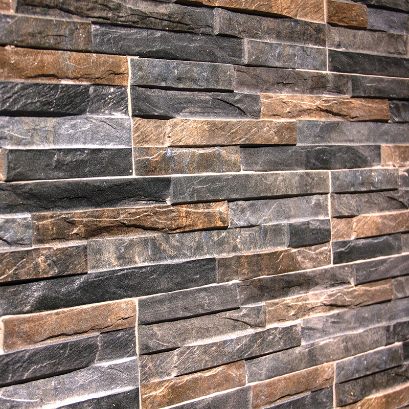 Right Price Tiles Kakel Avaris Pizarra 10x50 Roströd/grå, 0,75 M²/pkt