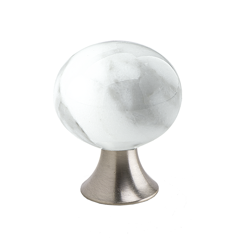 Gustavsberg Knopp K8  Vit Marmor