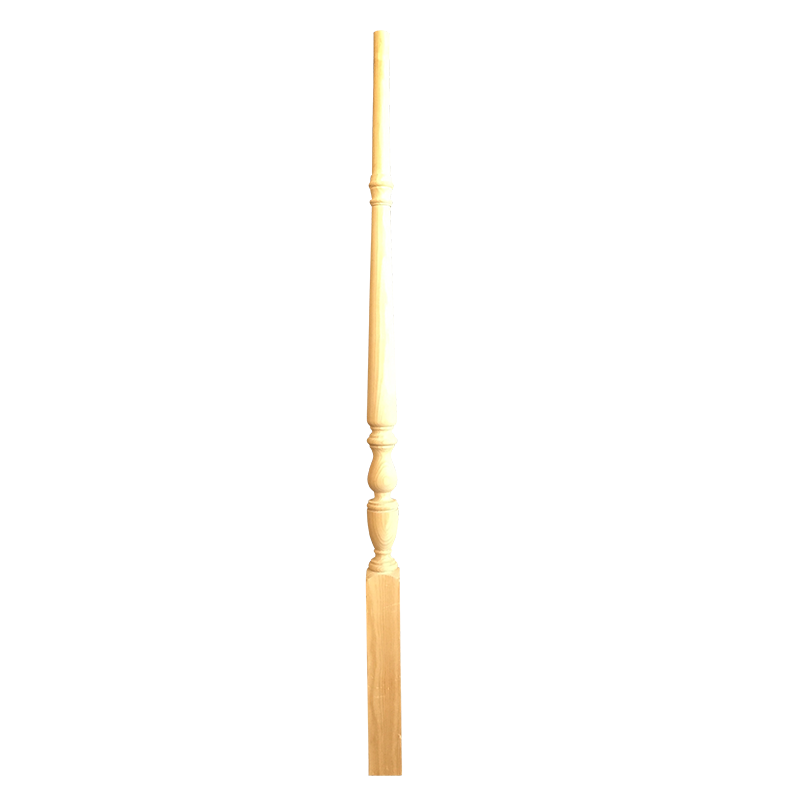 Nordingrå Trä Stolpe Svarvad Fura 43x910mm Nordingrå Trä Obehandlad