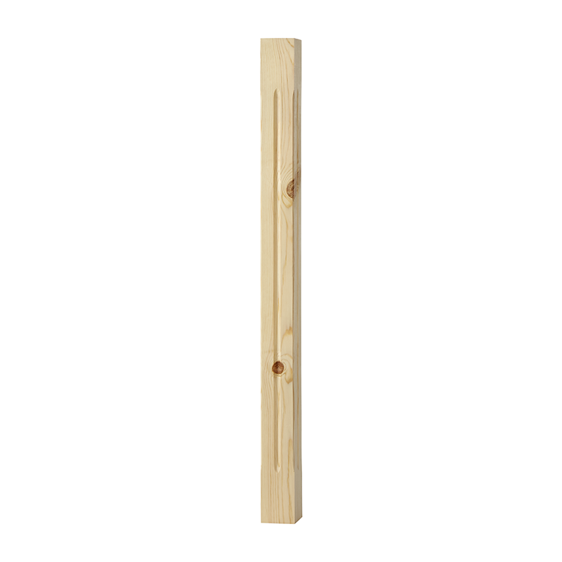 Nordingrå Trä Stolpe Spårfräst Fura 65x900mm Nordingrå Trä Obehandlad